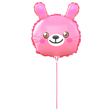 Bunny Balloon 3D Icon
