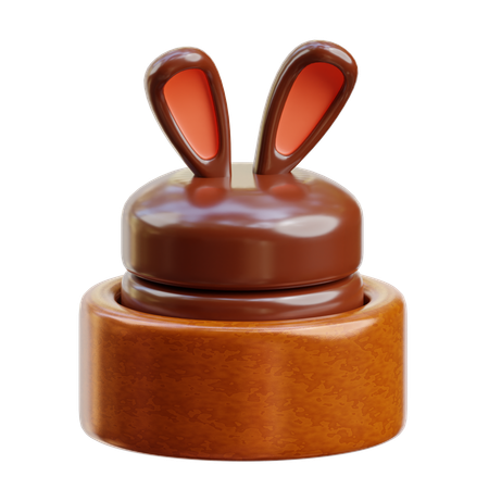 Bunny cake  3D Icon