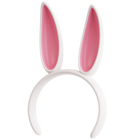 토끼 귀 머리띠  3D Icon