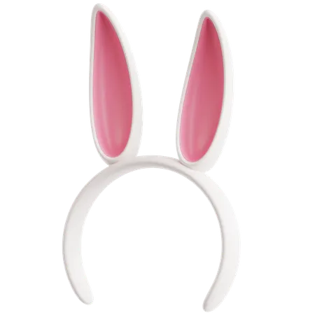 토끼 귀 머리띠  3D Icon