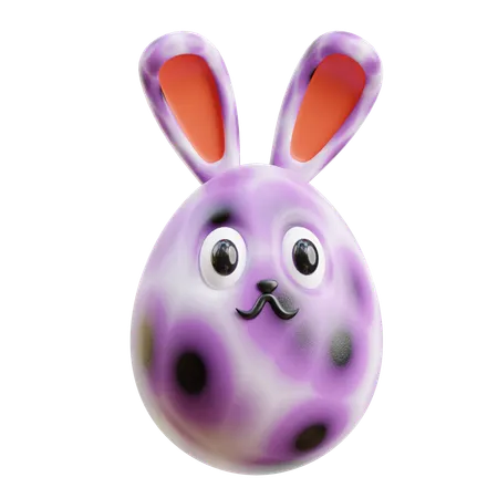 Bunny Egg  3D Icon