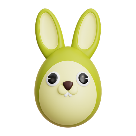 ウサギの卵  3D Icon