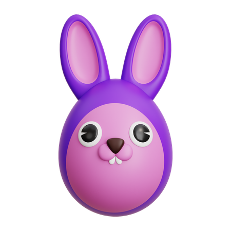 Bunny Egg  3D Icon