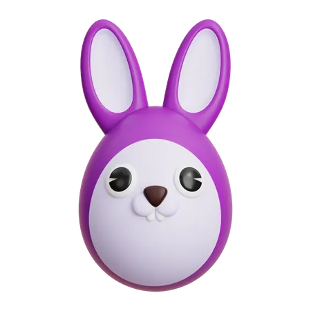 Bunny Egg  3D Icon