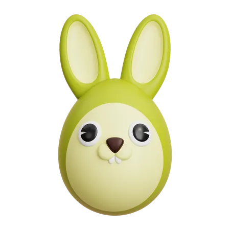 Bunny Egg  3D Icon