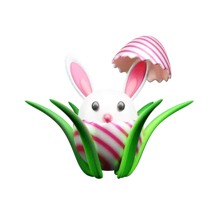 Bunny Face  3D Icon