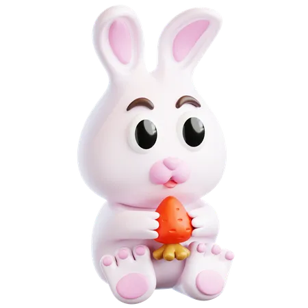 Bunny Rabbit  3D Icon