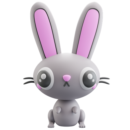 Bunny Rabbit  3D Icon