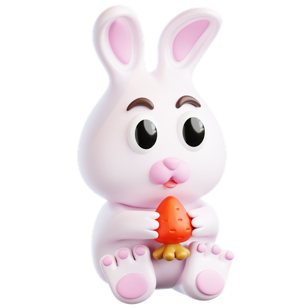 Bunny Rabbit  3D Icon