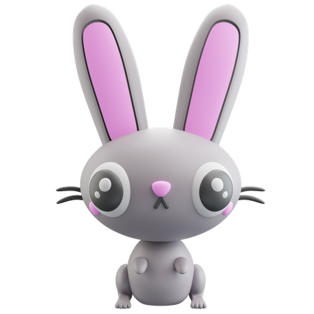 Bunny Rabbit  3D Icon