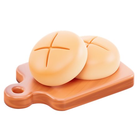 Buns  3D Icon