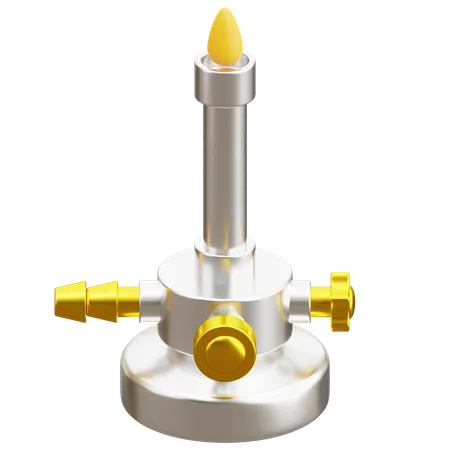 Bunsen Burner 2  3D Icon