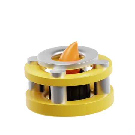 Bunsen Burner  3D Icon