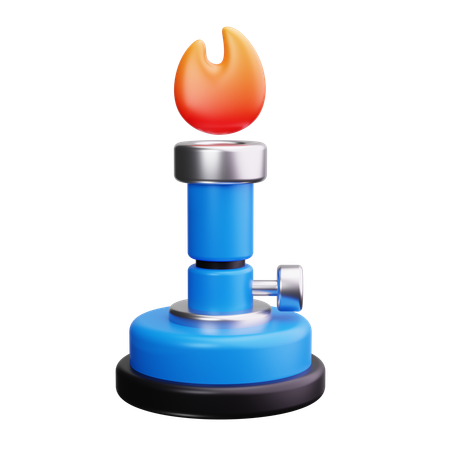 Bunsen Burner  3D Icon