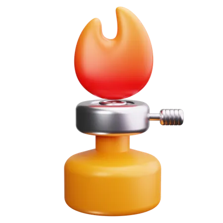 Bunsen Burner  3D Icon