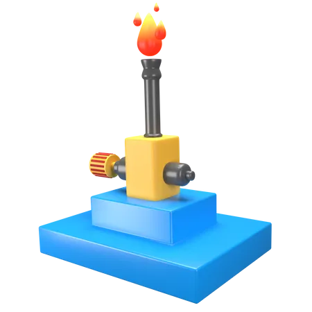 Bunsen Burner  3D Icon