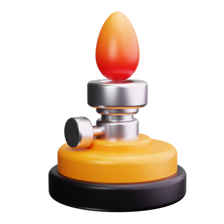 Bunsen Burner  3D Icon