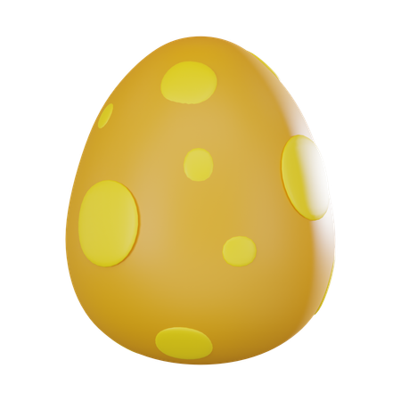 Buntes Ei  3D Icon
