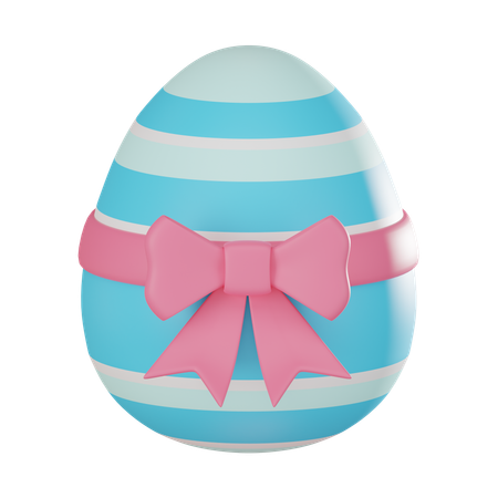 Buntes Ei  3D Icon