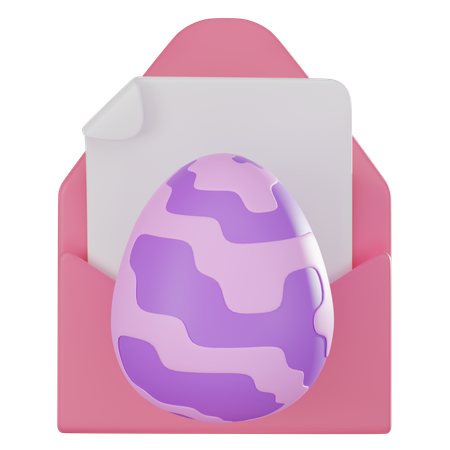 Buntes Ei  3D Icon
