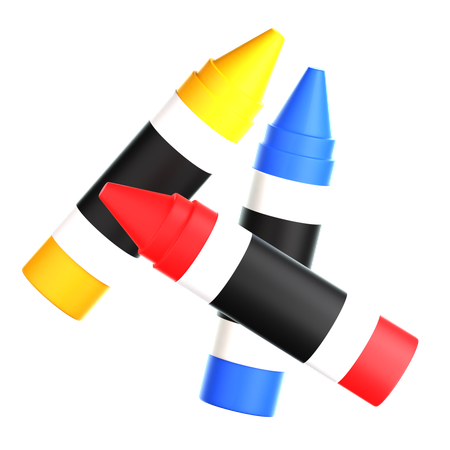 Buntstifte  3D Icon