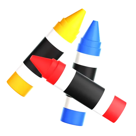 Buntstifte  3D Icon