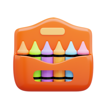 Buntstiftfarbe  3D Icon