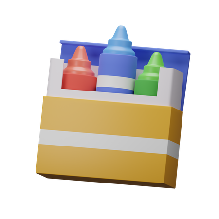 Buntstiftschachtel  3D Icon