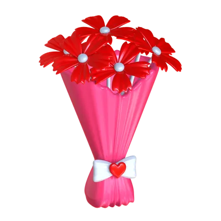 Buquê de flores  3D Icon