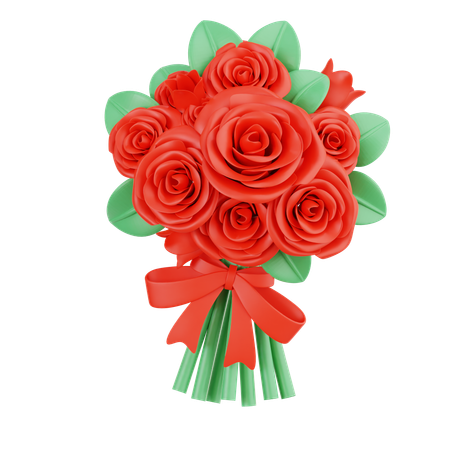 Buquê de flores  3D Icon