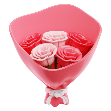 Buquê de flores  3D Icon