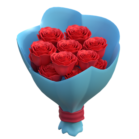 Buquê de flores  3D Icon
