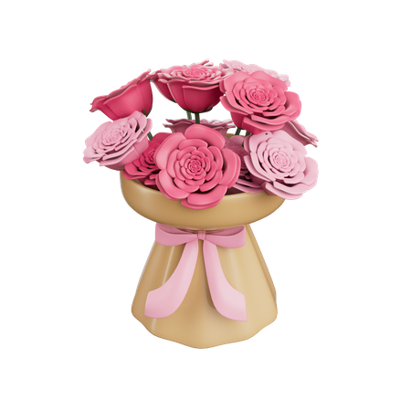 Buquê de flores  3D Icon