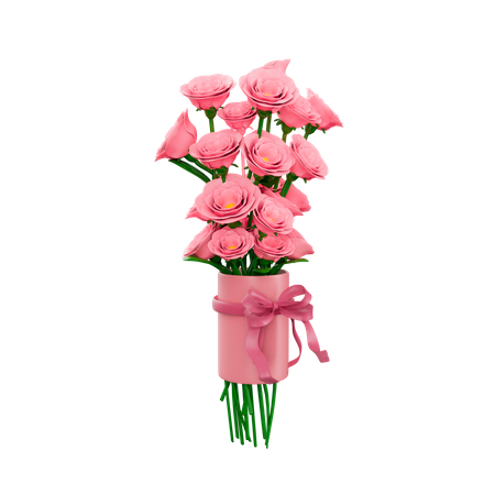 Buquê de flores  3D Icon