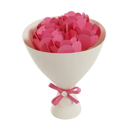 Buquê de rosas  3D Icon