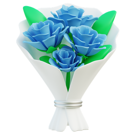 Buquê de rosas  3D Icon