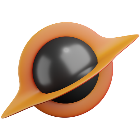 Buraco negro  3D Icon