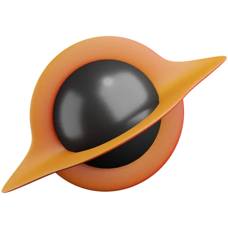 Buraco negro  3D Icon