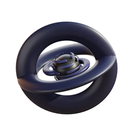 Buraco negro  3D Icon