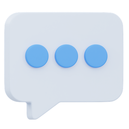 Burbuja de chat  3D Icon