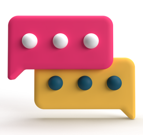 Burbuja de diálogo  3D Icon