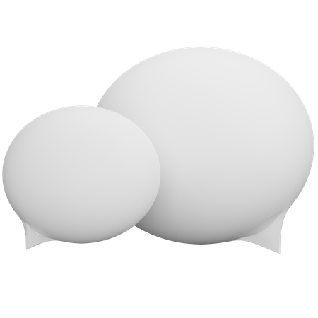 Burbuja de diálogo  3D Icon