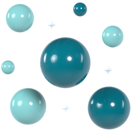 Burbujas  3D Icon