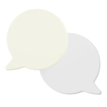 Burbujas de chat  3D Icon