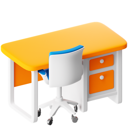 Bureau  3D Icon