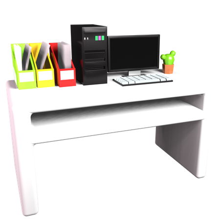 Bureau  3D Icon