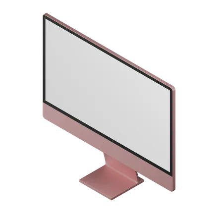 Ordinateur de bureau  3D Icon