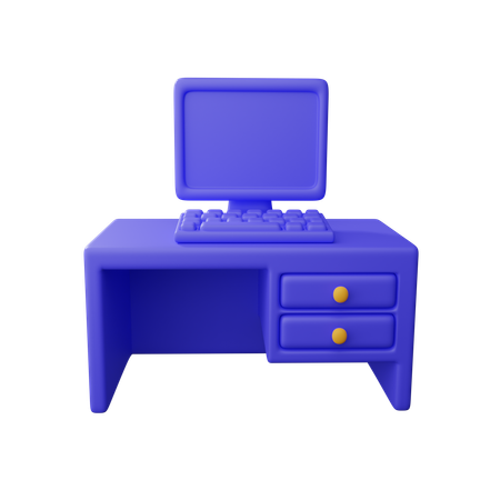 Bureau  3D Icon