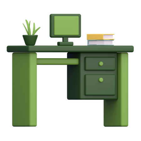 Bureau  3D Icon