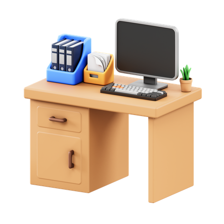 Bureau  3D Icon